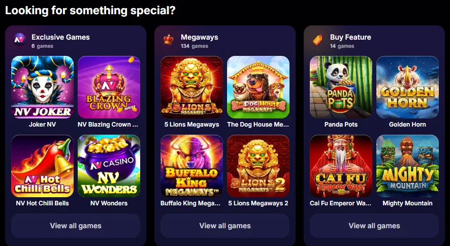 Graj w NV Casino Teraz